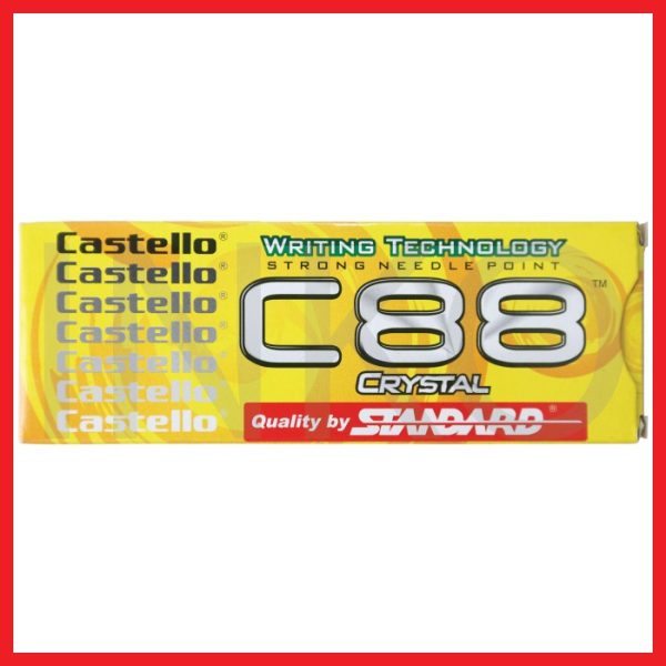 ginee_20260915154827409_4106597702.jpg STANDARD CASTELLO C88 CRYSTAL BLACK 12PCS