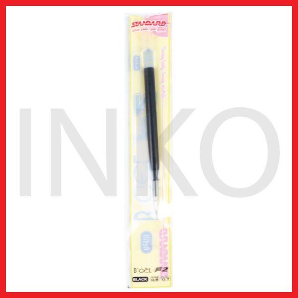 STANDARD REFILL BGEL F2 0.7 BLACK 12PCS