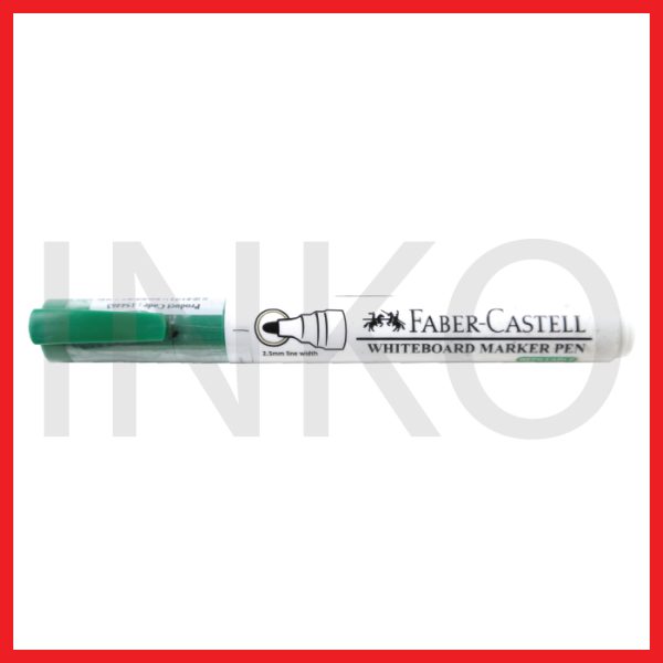 FABER CASTELL WHITEBOARD MARKER PEN ECO GREEN INK 1PCS