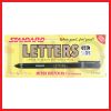 STANDARD LETTERS GEL SL05 BLACK 12PCS