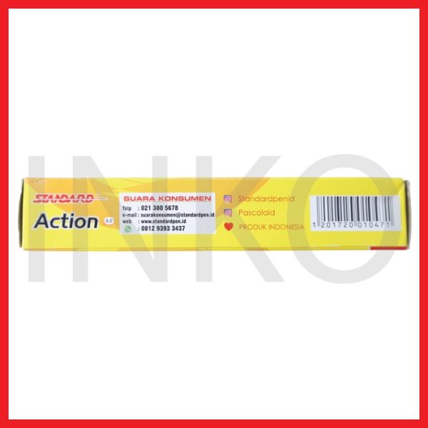 STANDARD ACTION 0.5 BLACK 12PCS