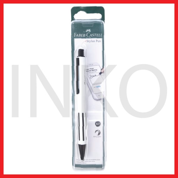FABER CASTELL BALLPOINT FASCIA WHITE BARREL