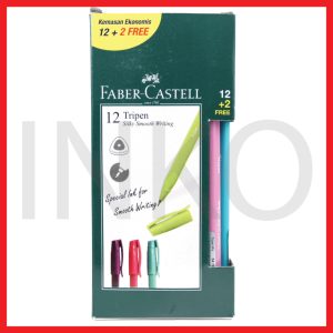ginee_20260915170414912_0393965724.jpg FABER CASTELL BALLPEN TRIPEN BLACK INK 12PCS