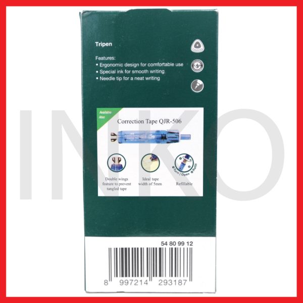 FABER CASTELL BALLPEN TRIPEN BLACK INK 12PCS