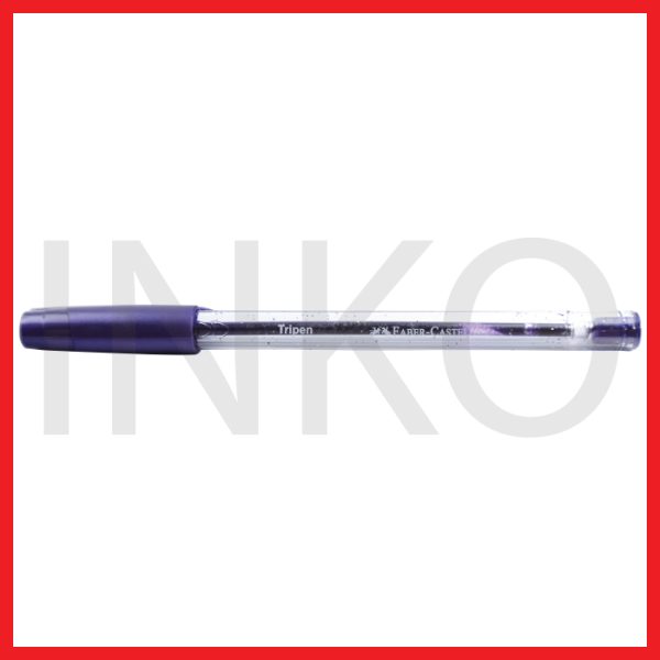 FABER CASTELL BALLPOINT TRIPEN GLITTER 0.7 INK PURPLE 1PCS