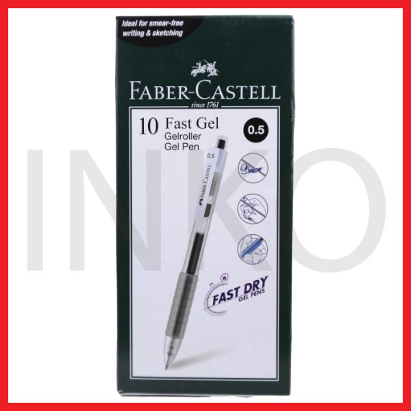 ginee_20260915171631858_0890087052.jpg FABER CASTELL FAST GEL 0.5 BLACK 1PCS