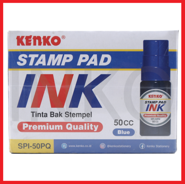 KENKO STAMP PAD INK BLUE 50CC