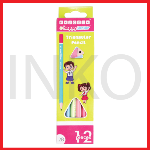 PASCOLA HAPPY JUNIOR PENCIL 2B 12PCS