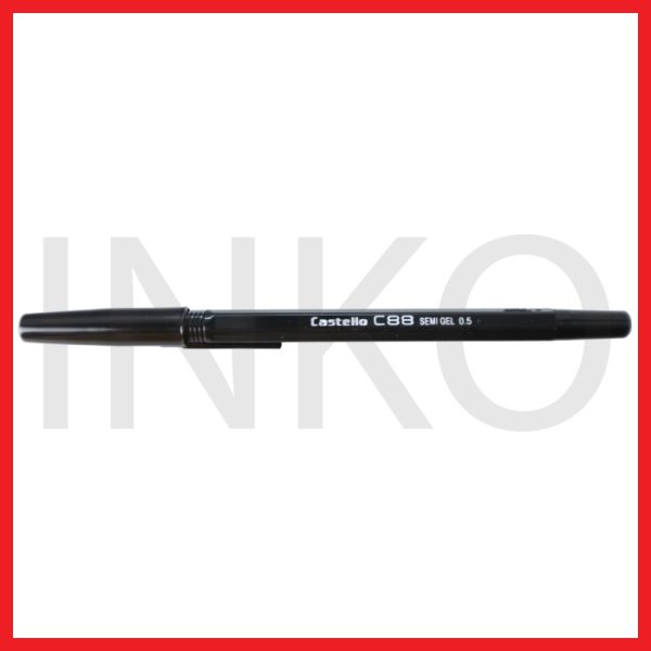 STANDARD C88 SEMI GEL CASTELLO BLACK 12PCS