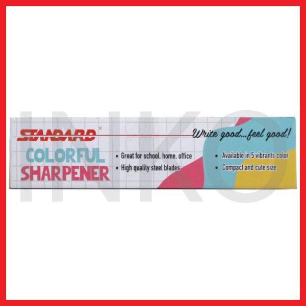 STANDARD COLORFUL SHARPENER 40PCS