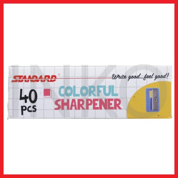 STANDARD COLORFUL SHARPENER 40PCS