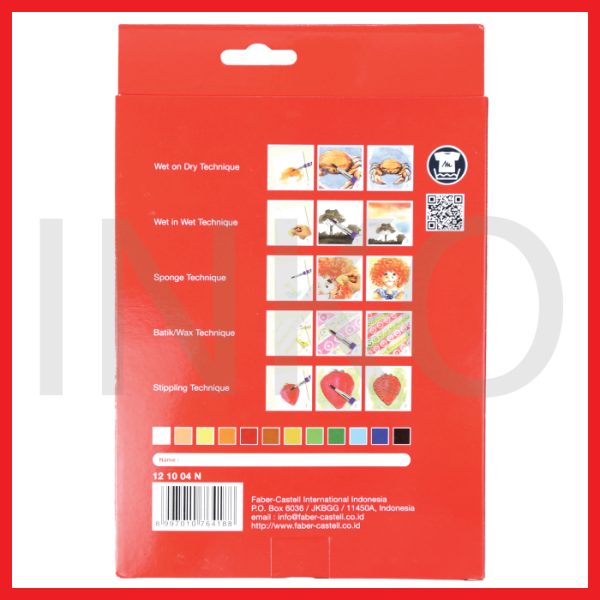 FABER CASTELL WATERCOLOURS SET 12