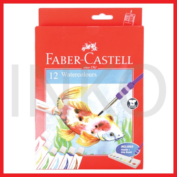 FABER CASTELL WATERCOLOURS SET 12