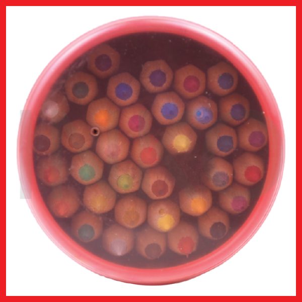 FABER CASTELL WATERCOLOUR PENCILS IN ROUND TIN 36L