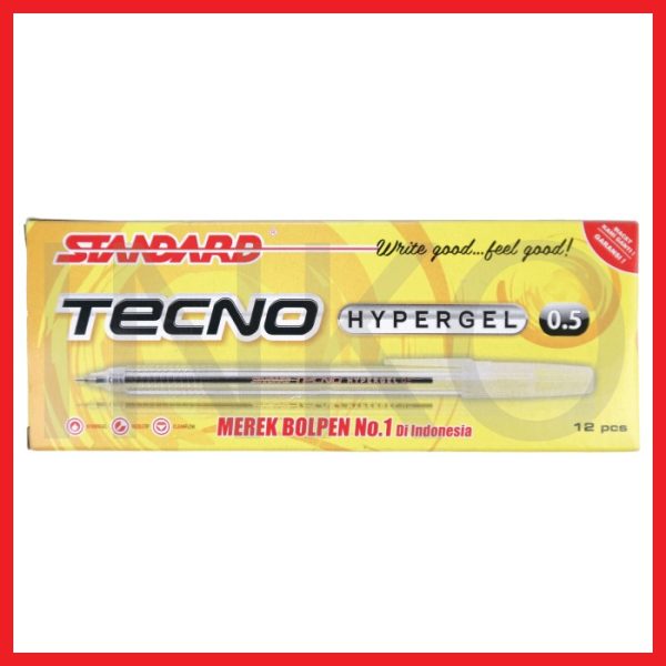 STANDARD TECNO HYPERGEL 0.5 BLACK 12PCS