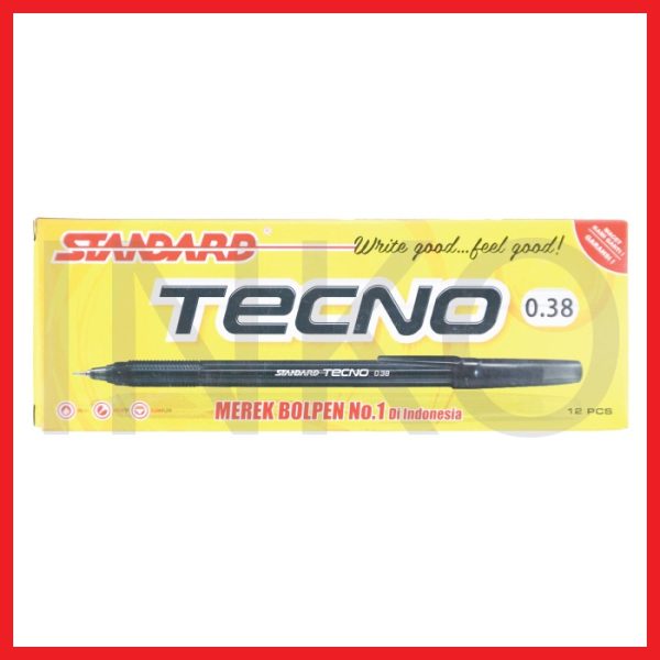 STANDARD TECNO 0.38 BLACK 12PCS