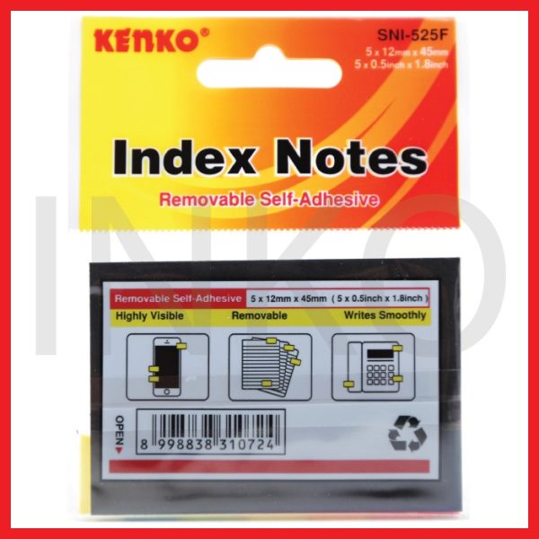 KENKO INDEX NOTES 5X25SHEETS