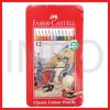 FABER CASTELL CLASSIC COLOUR PENCILS IN TIN CASE 12L