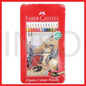 ginee_20260916153720738_3666824858.jpg FABER CASTELL CLASSIC COLOUR PENCILS IN TIN CASE 12L