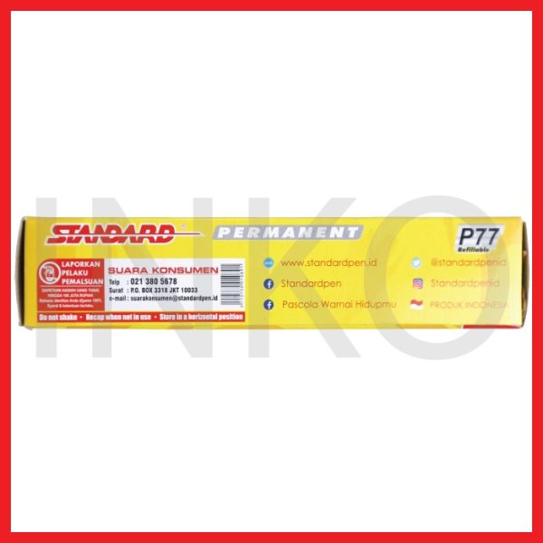 STANDARD MARKER PERMANENT P77 BLACK