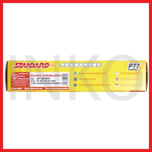 STANDARD MARKER PERMANENT P77 BLACK