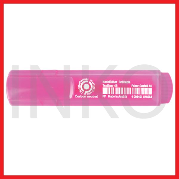 ginee_20260916162055401_1486385097.jpg FABER CASTELL TEXTLINER 46 SUPERFLUORESCENT PINK INK
