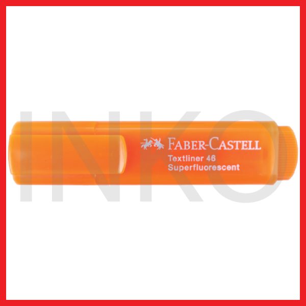 ginee_20260916162325798_3926354809.jpg FABER CASTELL TEXTLINER 46 SUPERFLUORESCENT ORANGE INK