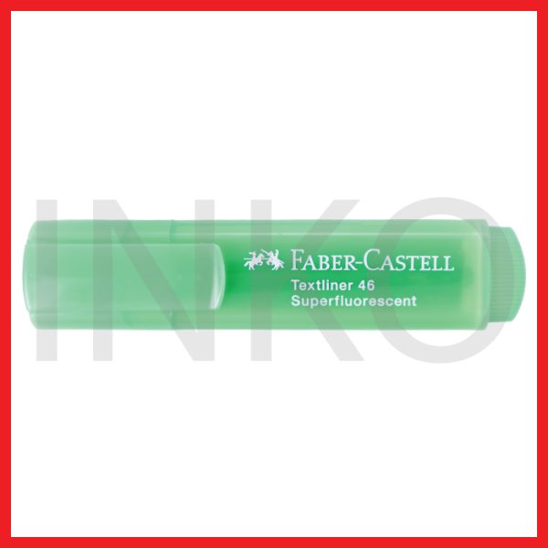 FABER CASTELL TEXTLINER 46 SUPERFLUORESCENT GREEN INK