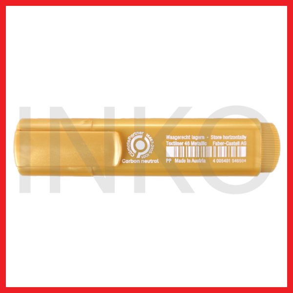 FABER CASTELL TEXTLINER 46 METALLIC GLAMOROUS GOLD