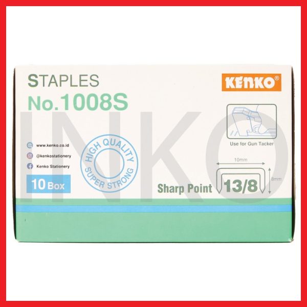 KENKO STAPLES NO.1008S 10BOX