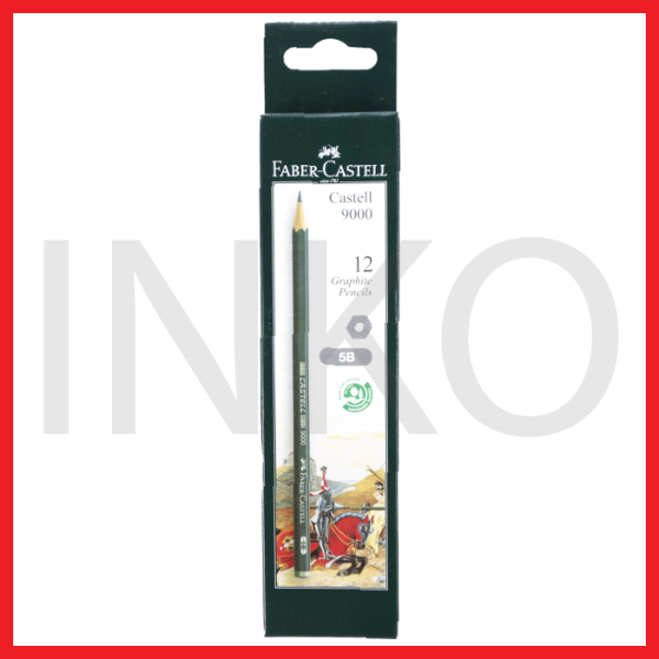 ginee_20260917123130908_4411099070.png FABER CASTELL BLACK PENCIL CASTELL 9000 5B 12PCS