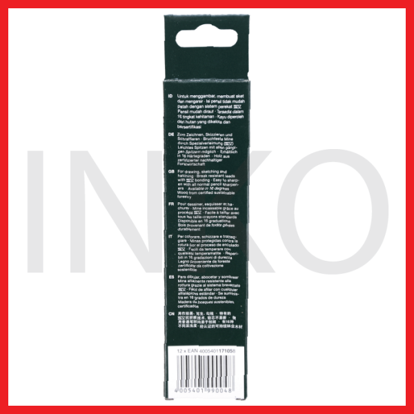 ginee_20260917123130925_5599414818.png FABER CASTELL BLACK PENCIL CASTELL 9000 5B 12PCS