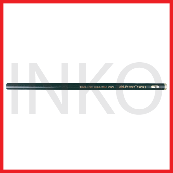 FABER CASTELL BLACK PENCIL CASTELL 9000 7B 12PCS