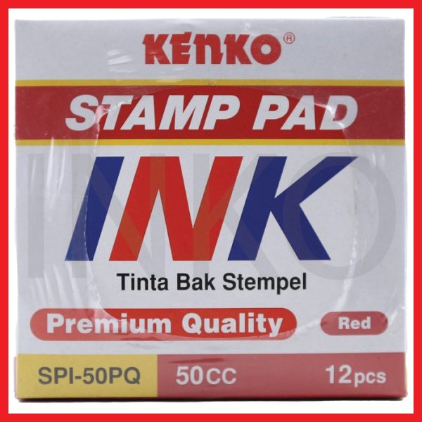 ginee_20260917123738490_9927638869.jpg KENKO STAMP PAD INK RED 50CC