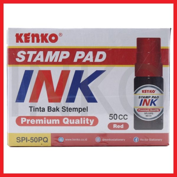 ginee_20260917123738492_8816639396.jpg KENKO STAMP PAD INK RED 50CC