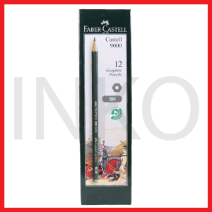 FABER CASTELL BLACK PENCIL CASTELL 9000 5H 12PCS