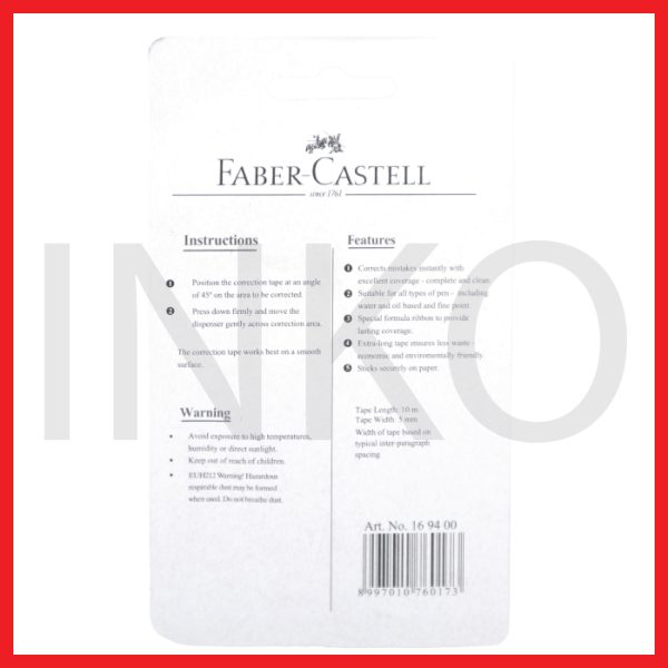 FABER CASTELL CORRECTION TAPE GN 510