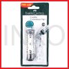 ginee_20260917144109241_2295405911.jpg FABER CASTELL COMBO CORRECTION TAPE WITH PENCIL ERASER BLACK HEXAGON