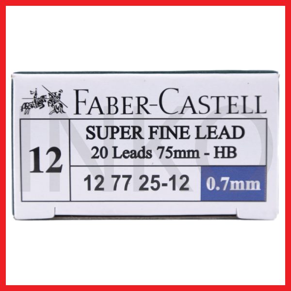 ginee_20260917151117922_7359126744.jpg FABER CASTELL SUPER FINE LEAD 0.7 HB 12TUBES