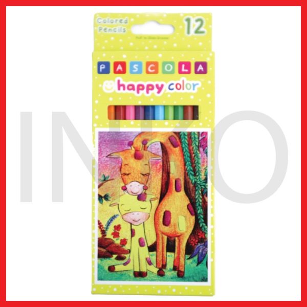 STANDARD HAPPY PENCIL 12 COLORS FL