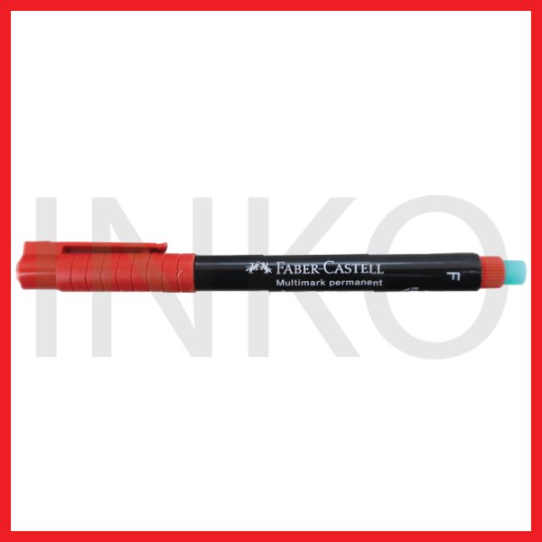 ginee_20260917155237208_2894419821.jpg FABER CASTELL MARKER MULTIMARK PERMANENT F RED 1PCS