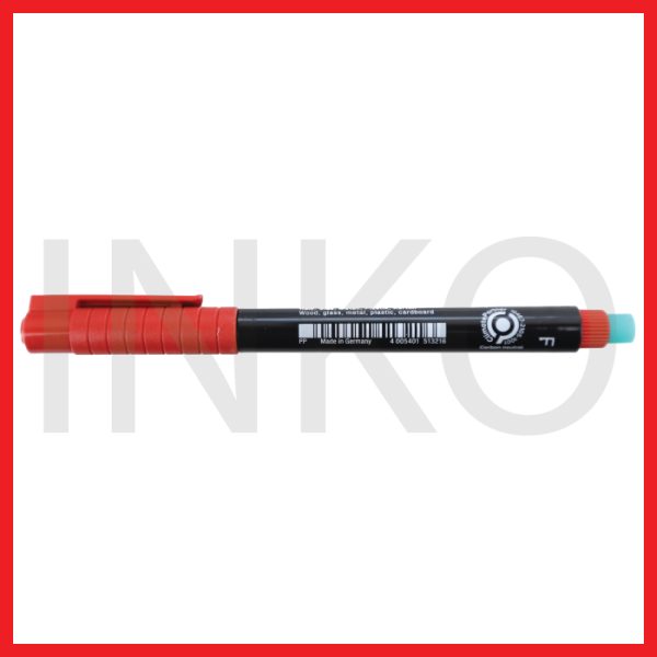 ginee_20260917155237216_7851645341.jpg FABER CASTELL MARKER MULTIMARK PERMANENT F RED 1PCS