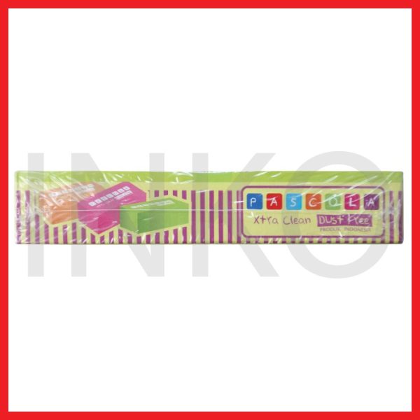 PASCOLA COLORFUL ERASER PASCOLA XTRA CLEAN DUST FREEE 40 PCS