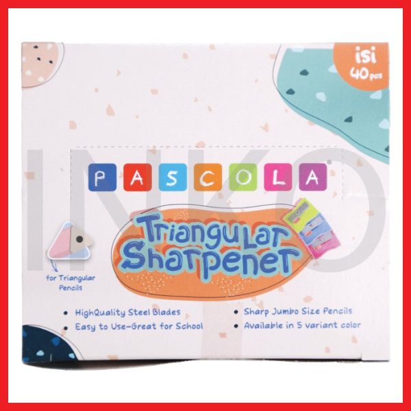 PASCOLA TRIANGULAR SHARPENER 40PCS