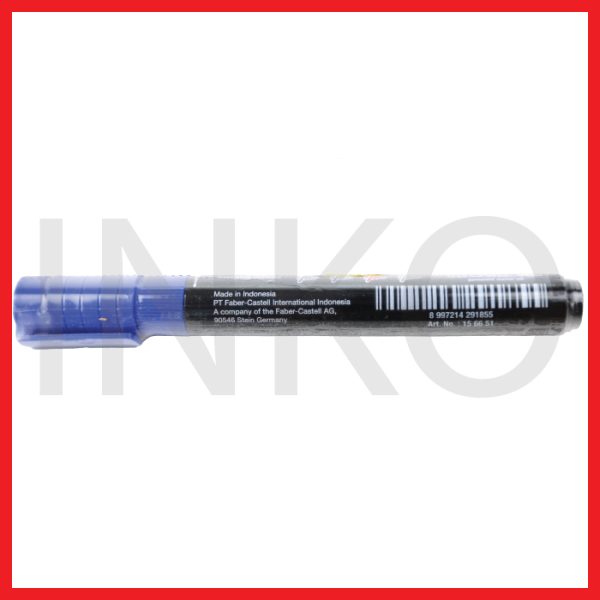 ginee_20260918145917543_6387030815.jpg FABER CASTELL ECO PERMANENT MARKER II BLUE INK 1PCS