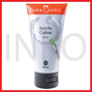 ginee_20260918152615441_8291609308.jpg FABER CASTELL ACRYLIC COLOUR SILVER 75ML