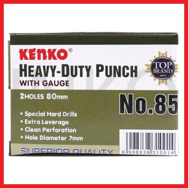 KENKO HEAVY DUTY PUNCH 2 HOLES NO.85 80MM