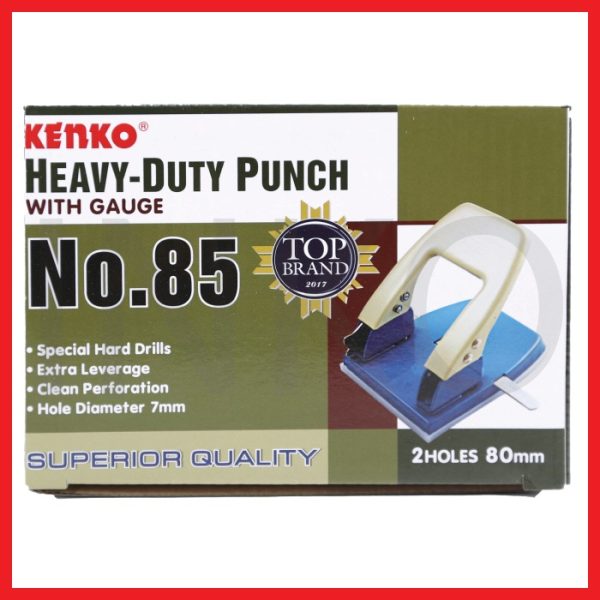 KENKO HEAVY DUTY PUNCH 2 HOLES NO.85 80MM