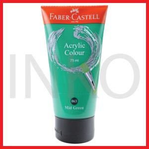 ginee_20260918153429110_4152966316.jpg FABER CASTELL ACRYLIC COLOUR MID GREEN 75ML