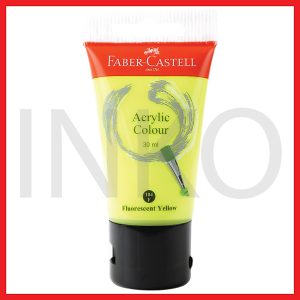 ginee_20260918153557430_7356496162.jpg FABER CASTELL ACRYLIC COLOUR FLUORESCENT YELLOW 30ML